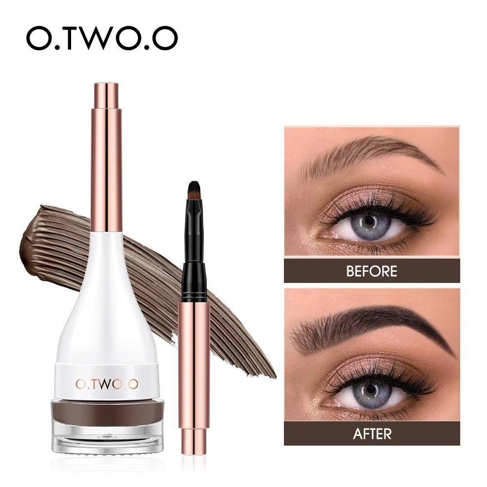 O.TWO.O Eyebrow Pomade Brow Mascara Natural Waterproof