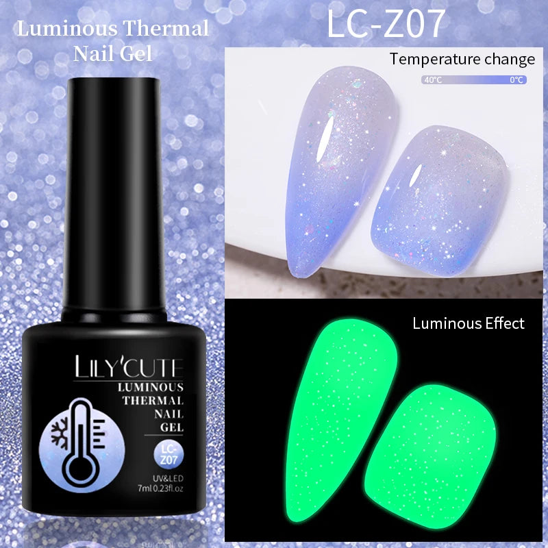 LILYCUTE Luminous Reflective Gel Nail Polish