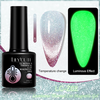 LILYCUTE Luminous Reflective Gel Nail Polish