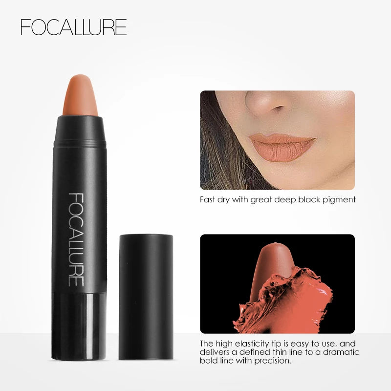 FOCALLURE Brand 19 Colors Matte Lipstick Waterproof